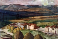 1953 North Spain, acuarela