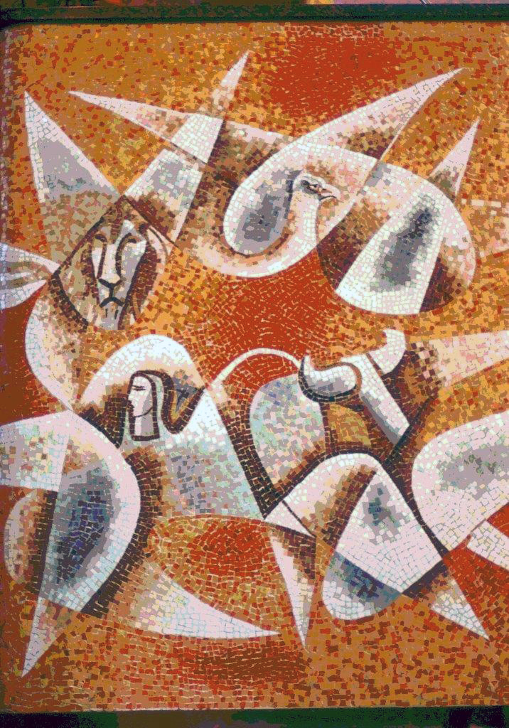 Mosaics of San Joaquim Church, Madera